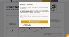 Desktop Screenshot of framapack.org
